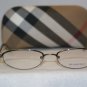 Brand New Burberry Silver Eyeglasses: Mod. 8911 47-17 & Case
