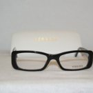 Brand New Versace Black Eyeglasses: Mod. 3088-B & Case