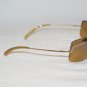 B. New Calvin Klein Gold Sunglasses: Mod. 296 & Case