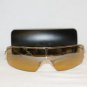 B. New Calvin Klein Gold Sunglasses: Mod. 296 & Case