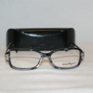New Salvatore Ferragamo Grey Eyeglasses: 2664-B & Case