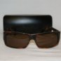 B. New Calvin Klein Brown Sunglasses: Mod. 829 & Case