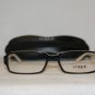 Brand New Vogue Black Beige Eyeglasses: Mod. 2666A (1345) 52-16 & Case