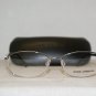 Brand New Dolce & Gabbana Shiny Silver Eyeglasses: Mod. 1206 (061) 54-17 & Case