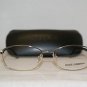 Brand New Dolce & Gabbana Shiny Gold Eyeglasses: Mod. 1206 (466) 56-17 & Case