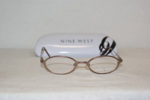 Brand New Nine West Brown Eyeglasses: Mod. 120 & Case