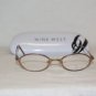 Brand New Nine West Brown Eyeglasses: Mod. 120 & Case