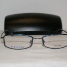 B. New Calvin Klein Blue Eyeglasses: Mod. 944 & Case