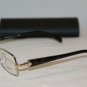 Brand New Prada Shiny Gold Eyeglasses: Mod. VPR 59N (2AU-1O1) 52-17 & Case