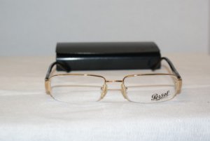 Brand New Persol Gold Eyeglasses: Mod. 2323-V & Case