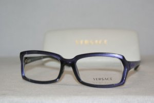 New Versace Shiny Purple Eyeglasses: Mod. VE 3143 (907) 52-16 & Case