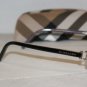 Brand New Burberry Shiny Silver Eyeglasses: Mod. 1015 (1005) 52-17 & Case