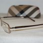 Brand New Burberry Shiny Light Brown Eyeglasses: Mod. 1011 (1011) 52-17 & Case