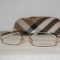 Brand New Burberry Shiny Light Brown Eyeglasses: Mod. 1011 (1011) 52-17 & Case