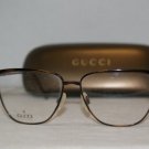 Brand New Gucci Shiny Brown VINTAGE Eyeglasses: Mod. GG 2235 (50M) 57-14 & Case