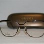 Brand New Gucci Shiny Brown VINTAGE Eyeglasses: Mod. GG 2235 (50M) 57-14 & Case