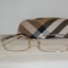 Brand New Burberry Shiny Gold Eyeglasses: Mod. 8911 (J19) 49-17 & Case