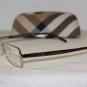 Brand New Burberry Shiny Gold Eyeglasses: Mod. 8911 (J19) 49-17 & Case