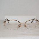 New Christian Dior Brown Eyeglasses: Mod. 3563 & Case