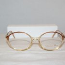 New Christian Dior Champagne Eyeglasses Mod 3018 & Case