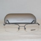 B. New DKNY Shiny Blue Eyeglasses: Mod. 6421 S & Case