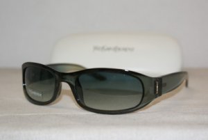 New Yves Saint Laurent YSL Blue/Green Sunglasses: Mod. 2058 (0T2F) 55-19 & Case