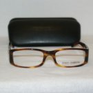New Dolce & Gabbana Brown Eyeglasses: Mod. 3042 & Case