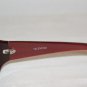 B. New Valentino Burgundy Sunglasses: Mod. 5489 & Case