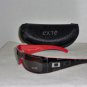 B. New Exte Black & Red Sunglasses: Mod. 60201 & Case
