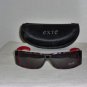 B. New Exte Black & Red Sunglasses: Mod. 60201 & Case