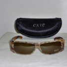 New Exte Cream Brown Sunglasses: Mod. 60202 & Case
