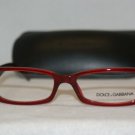 New Dolce & Gabbana Dark Red Eyeglasses: Mod. DG 3085 (1829) 53-16 & Case