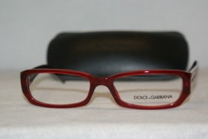 New Dolce & Gabbana Dark Red Eyeglasses: Mod. DG 3085 (1829) 53-16 & Case