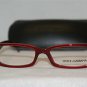 New Dolce & Gabbana Dark Red Eyeglasses: Mod. DG 3085 (1829) 53-16 & Case