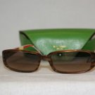 Brand New Kate Spade Brown Horn Sunglasses: Mod. Ruby (01U2) 51-15 & Case