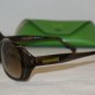 Brand New Kate Spade Brown Horn Sunglasses: Mod. Ella (FA6) 61-15 & Case