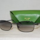 Brand New Kate Spade Shiny Gunmetal Sunglasses: Mod. Madera (01C7) 52-19 & Case