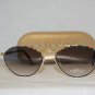 Brand New Caviar Black & Gold Sunglasses: Mod. 4507 (C33) & Case
