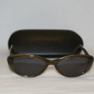 New Donna Karan Khaki Sunglasses: Mod. 125 & Case