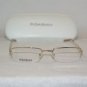 New YSL Yves Saint Laurent Gold Eyeglasses: Mod. 2103 (3YG) & Case