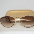 Brand New Caviar Black & Gold W/ Brown Lenses Sunglasses: Mod. 4507 (C34) & Case