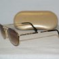 Brand New Caviar Black & Gold W/ Brown Lenses Sunglasses: Mod. 4507 (C34) & Case