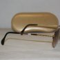 Brand New Caviar Black & Gold W/ Brown Lenses Sunglasses: Mod. 4507 (C34) & Case