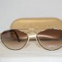Brand New Caviar Black & Gold W/ Brown Lenses Sunglasses: Mod. 4507 (C34) & Case