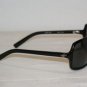 Brand New Kenneth Cole Shiny Black Sunglasses: Mod. 4071 (BR) 60-14 & Case