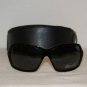 Brand New Kenneth Cole Shiny Black Sunglasses: Mod. 4071 (BR) 60-14 & Case