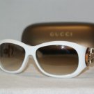 Brand New Gucci White Sunglasses: Mod. GG 2970 (ND6) 57-14 & Case
