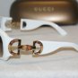 Brand New Gucci White Sunglasses: Mod. GG 2970 (ND6) 57-14 & Case
