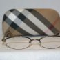 Brand New Burberry Silver Eyeglasses: Mod. 8911 49-17 & Case
