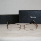 Brand New Prada Shiny Brown Eyeglasses: Mod. VPR 69I (1B1-1O1) 50-17 & Case